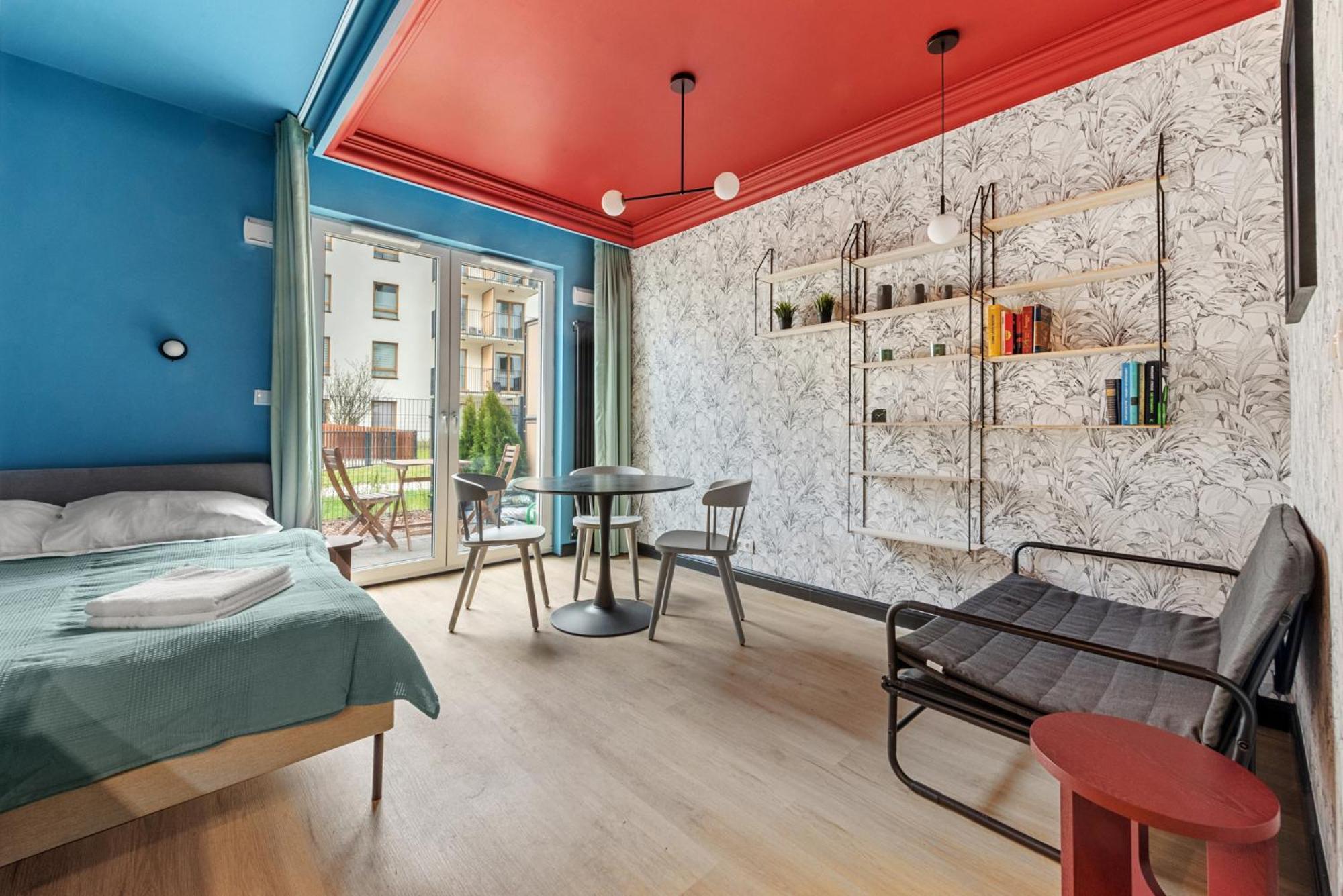 Colorful Apt Close To The Center Great Location Lägenhet Warszawa Exteriör bild
