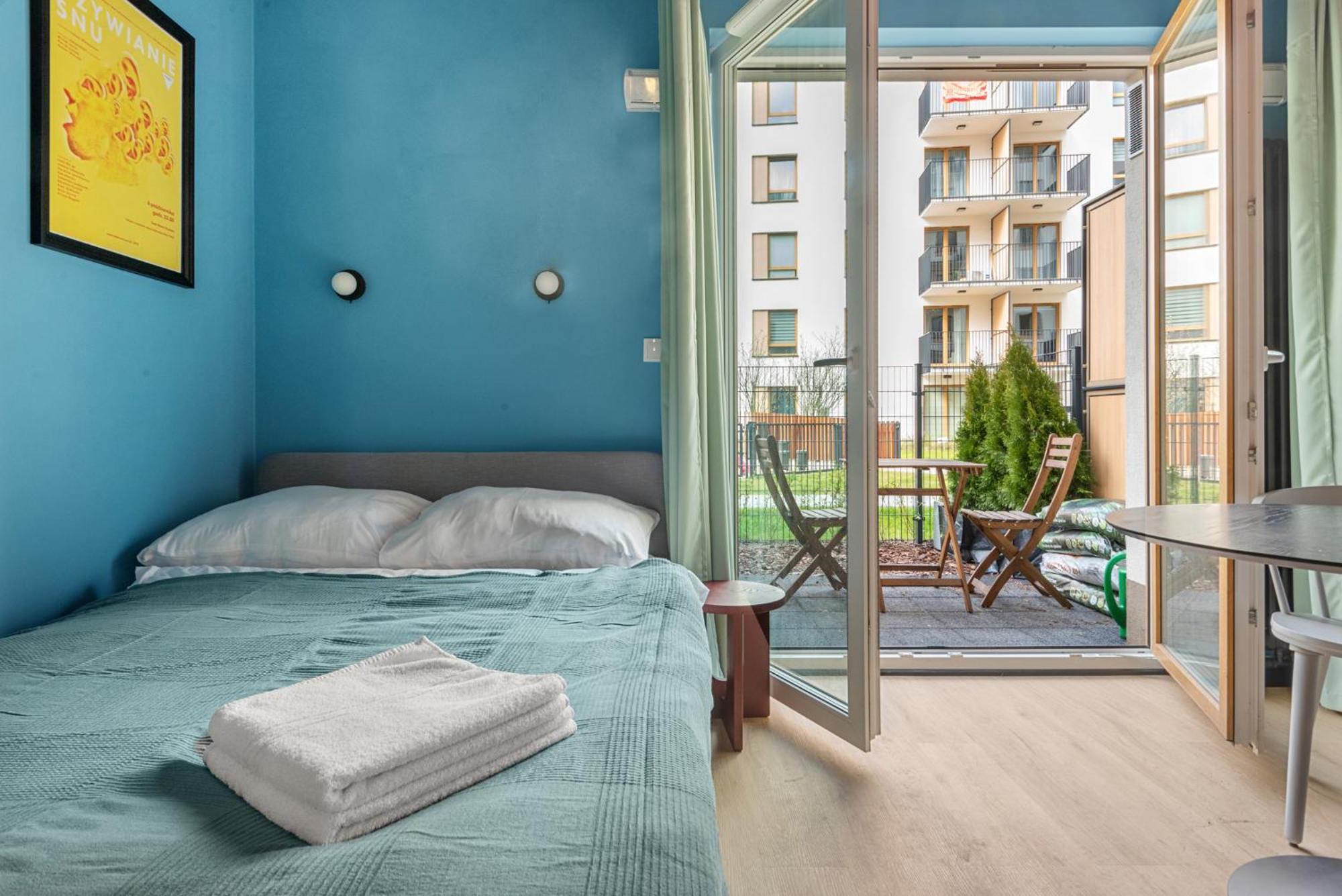Colorful Apt Close To The Center Great Location Lägenhet Warszawa Exteriör bild